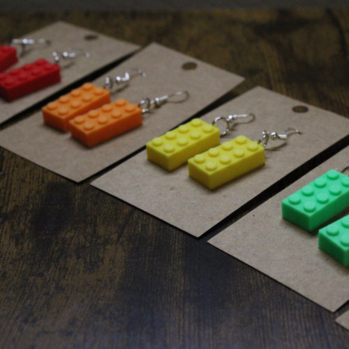 Brick Earrings